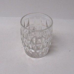 Jeannette Depression Glass Crystal WINDSOR Diamond 3 Inch High Juice Tumbler
